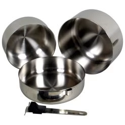 Basic Nature Biwak Edelstahl 1 Kochset - Topf