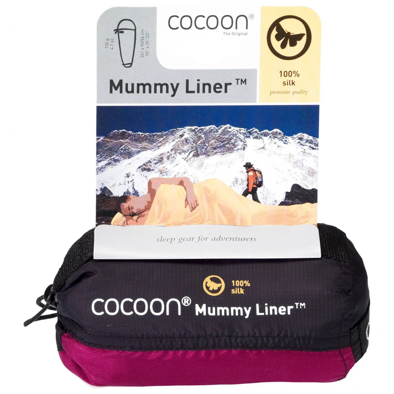 Cocoon MummyLiner Silk Economy Line - Reiseschlafsack 2 Cocoon MummyLiner Silk Economy Line - Reiseschlafsack – Bild 2