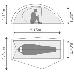 Exped Mira I HL - 1-Personen Zelt -Camping Rabatte exped mira i hl 1 personen zelt detail 4