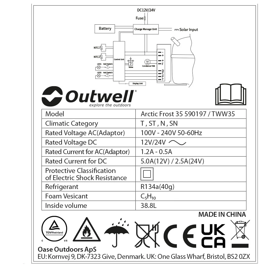 Outwell Arctic Frost 35 - Kühlbox 9 Outwell Arctic Frost 35 - Kühlbox – Bild 9