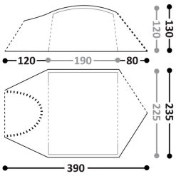 Spatz Starling 3 BTC - 3-Personen Zelt -Camping Rabatte spatz starling 3 btc 3 personen zelt detail 6