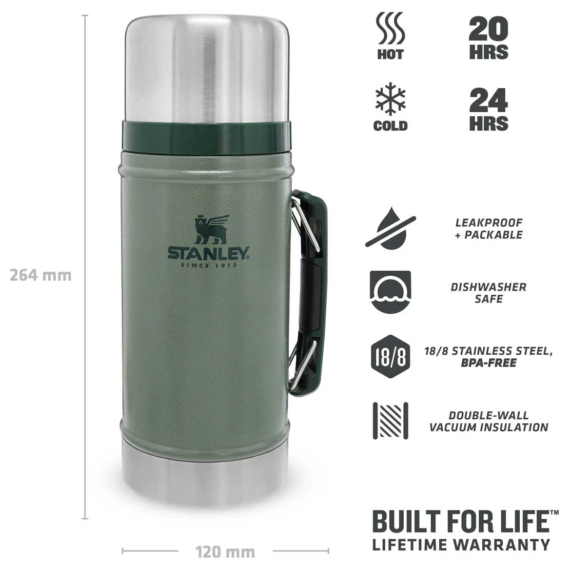 Stanley Classic Food Container 0,94 L - Essensaufbewahrung 4 Stanley Classic Food Container 0,94 L - Essensaufbewahrung – Bild 4