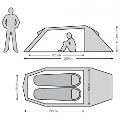 Stoic AdakSt. II 2P - 2-Personen Zelt -Camping Rabatte stoic adakst ii 2p 2 personen zelt detail 12
