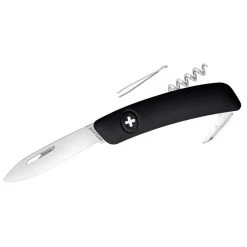 Swiza Schweizer Messer D01 All Black - Messer -Camping Rabatte swiza schweizer messer d01 all black messer 1
