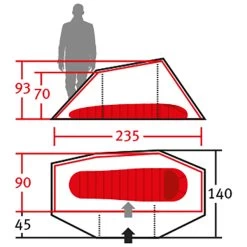 Wechsel Aurora 1 - 1-Personen Zelt -Camping Rabatte wechsel aurora 1 1 personen zelt detail 5