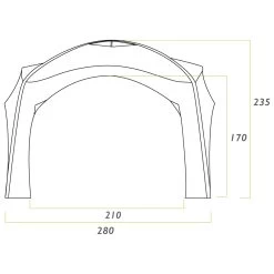 Aerobase 2 + 1 Wall - Zelterweiterung -Camping Rabatte zempire aerobase 2 1 wall zelterweiterung detail 6